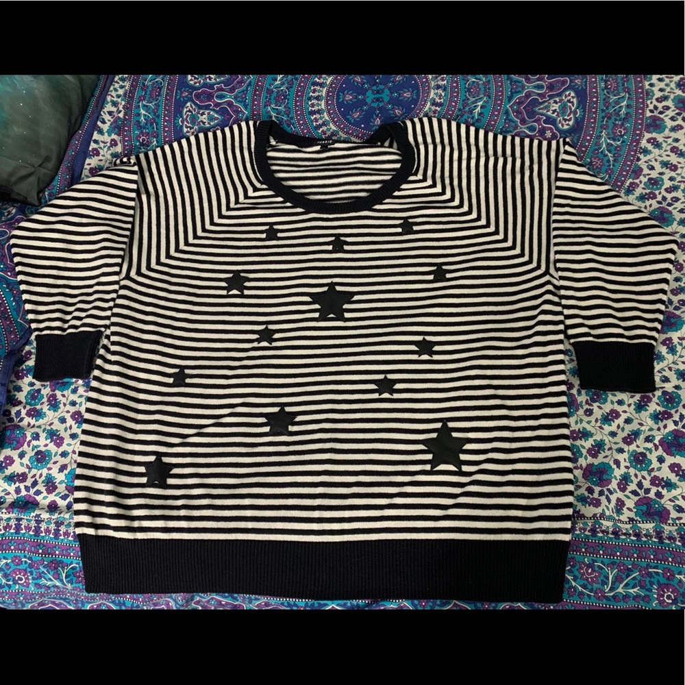 Striped Torrid sweater